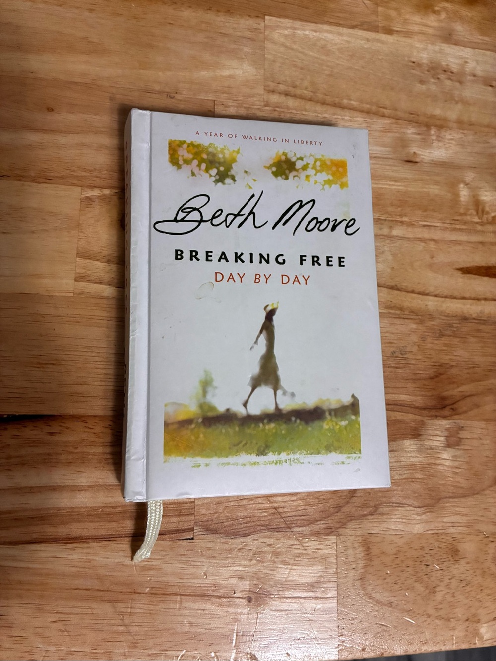 Beth Moore "Breaking Free Day by Day" Devotional - White Cover
